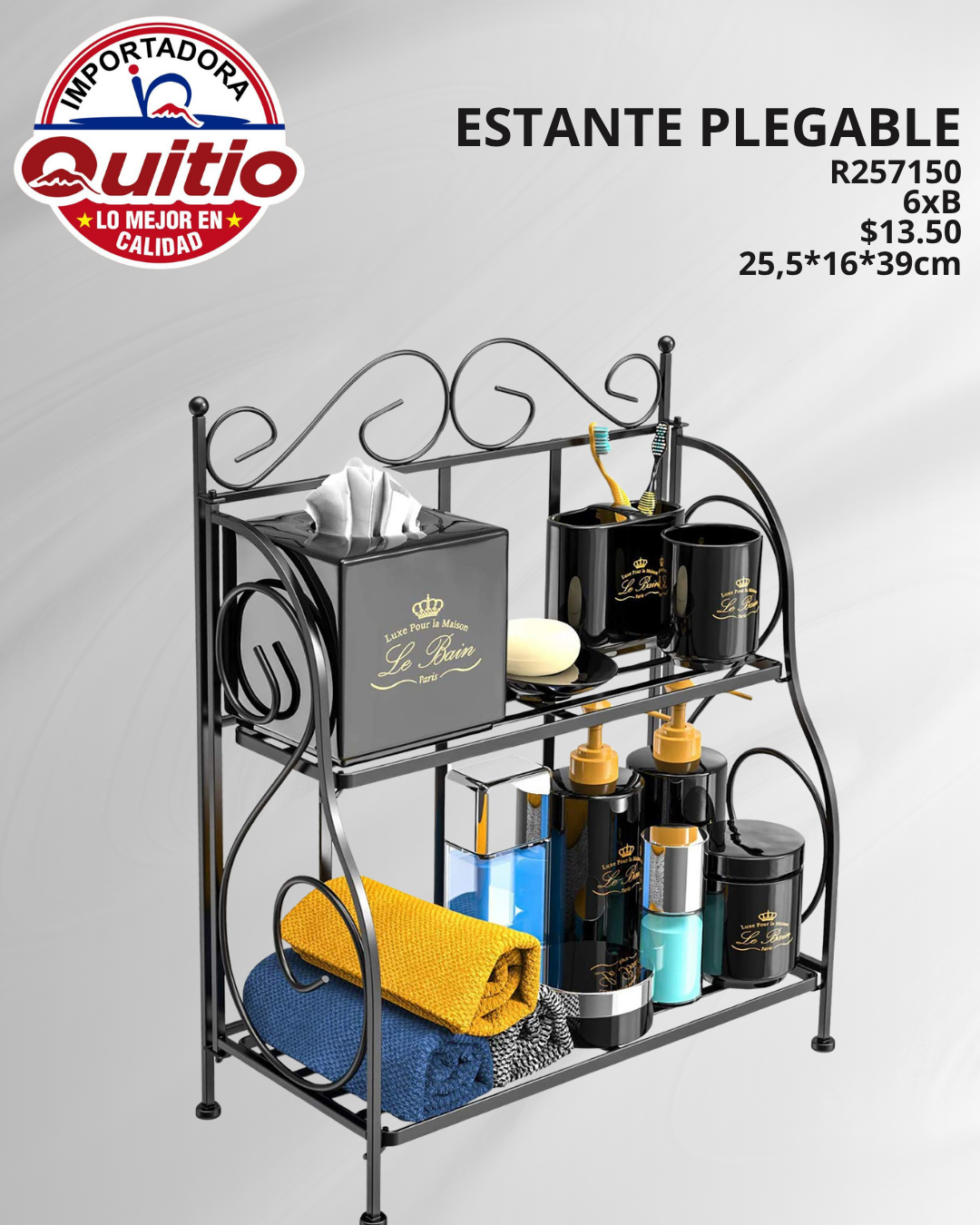 ESTANTE PLEGABLE R257150 BX6 Q.9078 2X30
