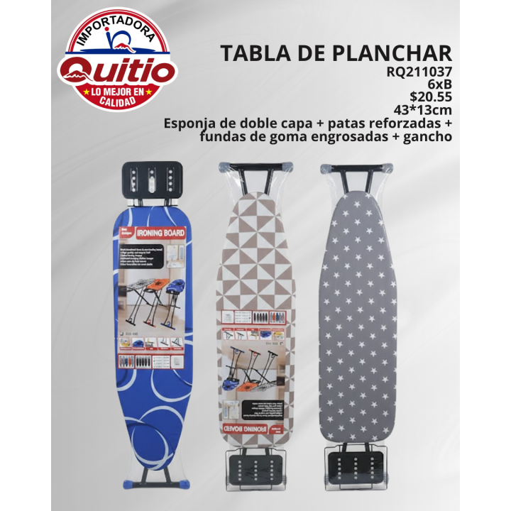 TABLA DE PLANCHAR RQ211037 43X13PL BX6 Q.91411 2X46