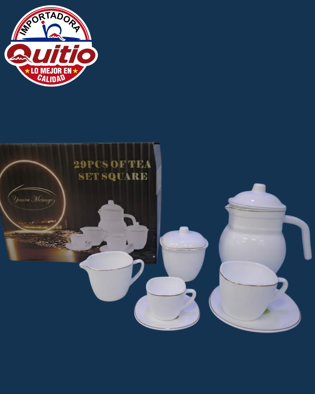 JGO TAZAS Y PLATOS 29PCS RQ191082 BX6 Q.99272