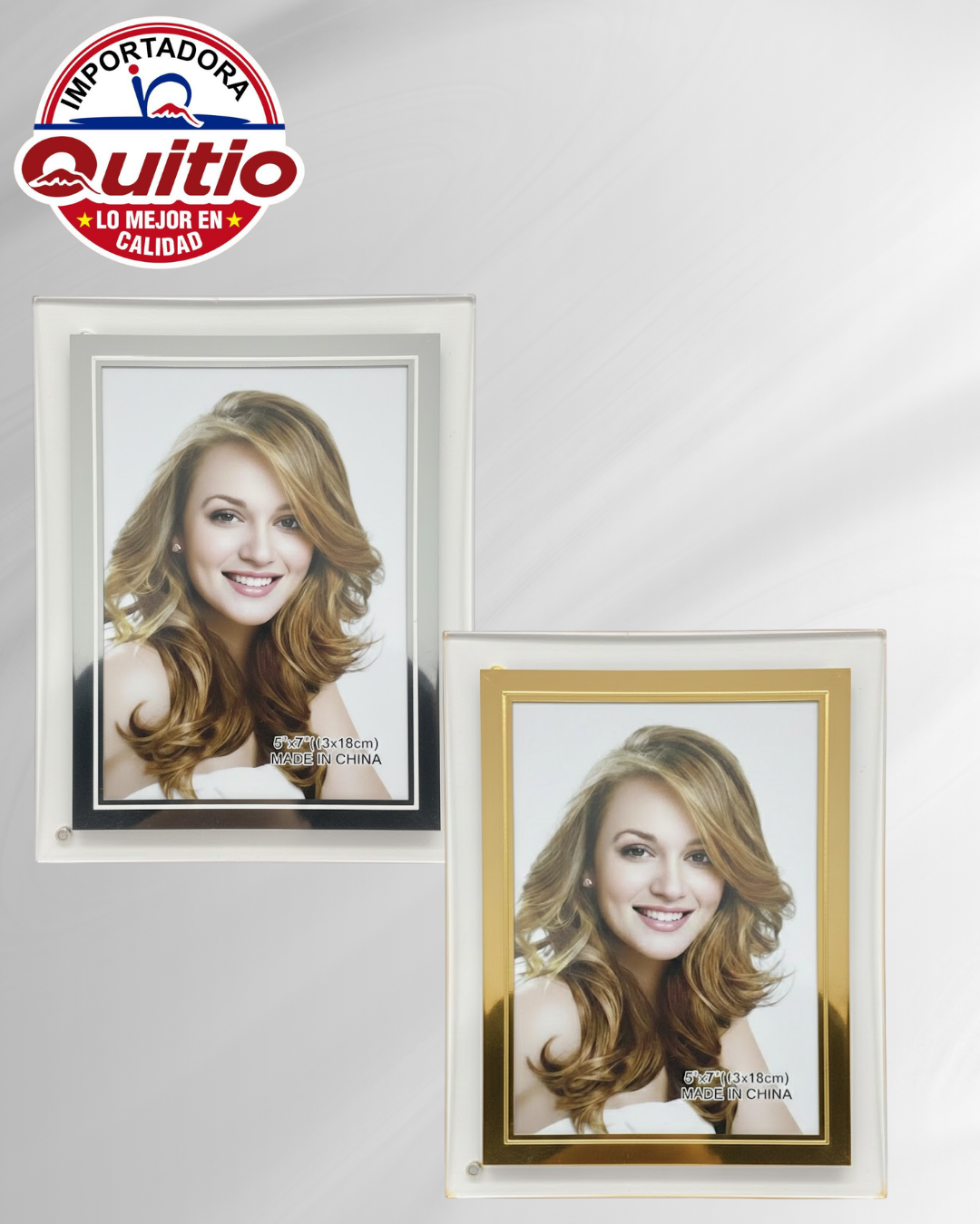 MARCO DE FOTO CRISTAL RQ141016 5X7 BX48 Q.9260 2X5