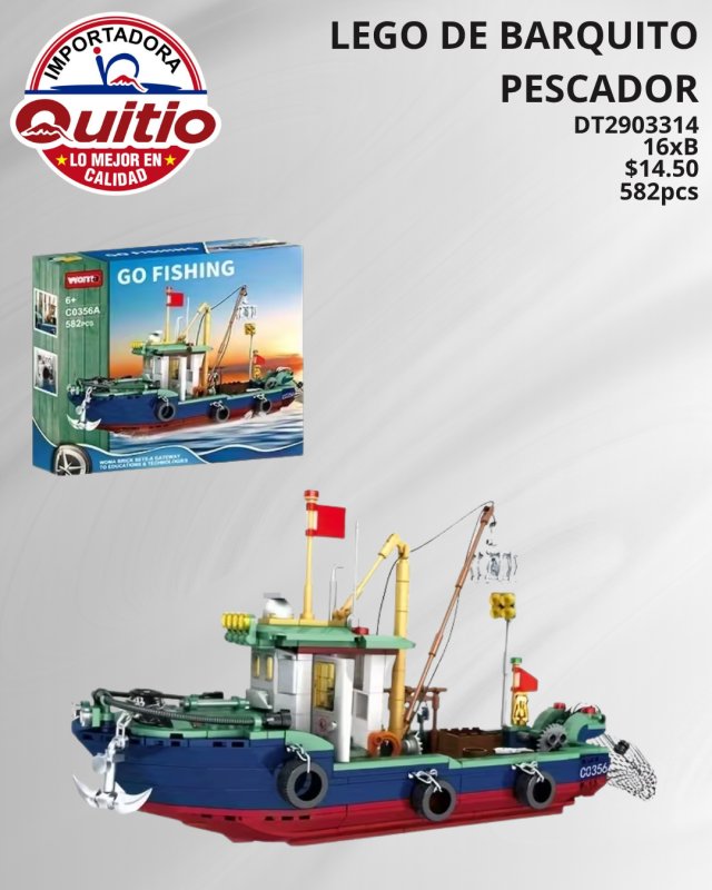 JGO BLOQUES 582PCS DT2903314 BX16 Q.8768 2X32