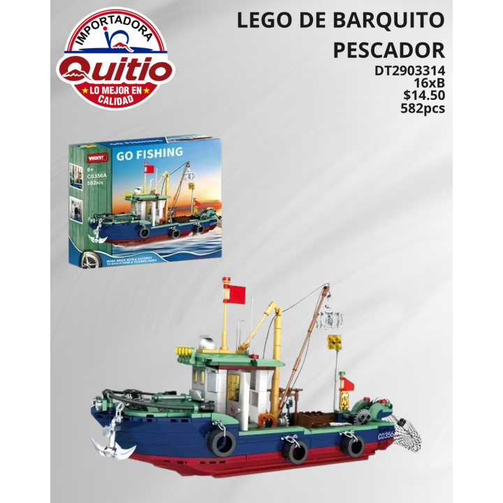 JGO BLOQUES 582PCS DT2903314 BX16 Q.8768 2X32