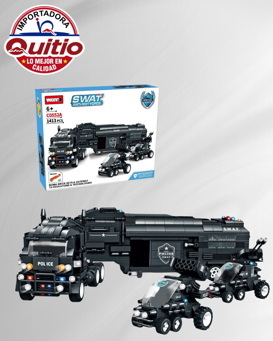 JGO BLOQUES DT2907747 1413PCS BX5 Q.92971 2X55