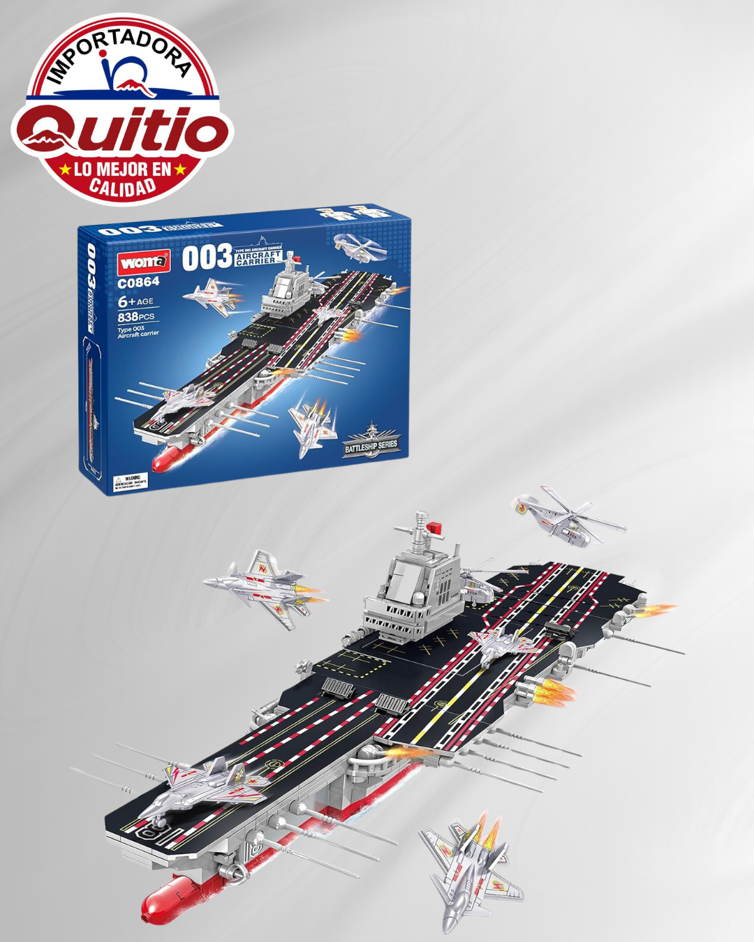 JGO BLOQUES DT4784429 838PCS BX10 Q.98831 2X55