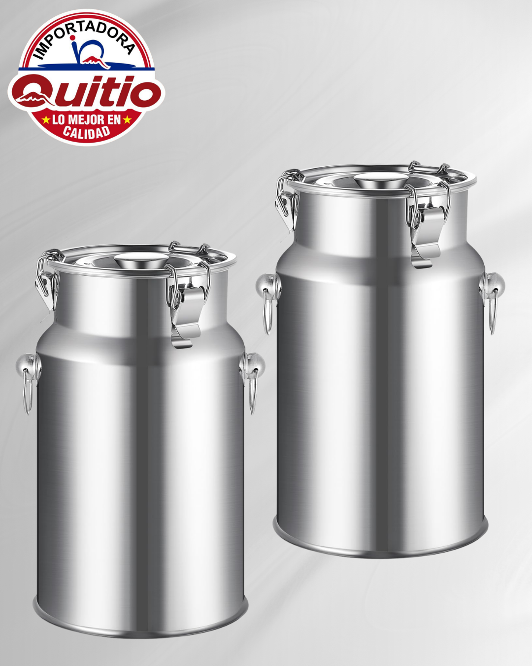 LECHERO ACERO 18LT R1584 BX12 Q.96711 2X50