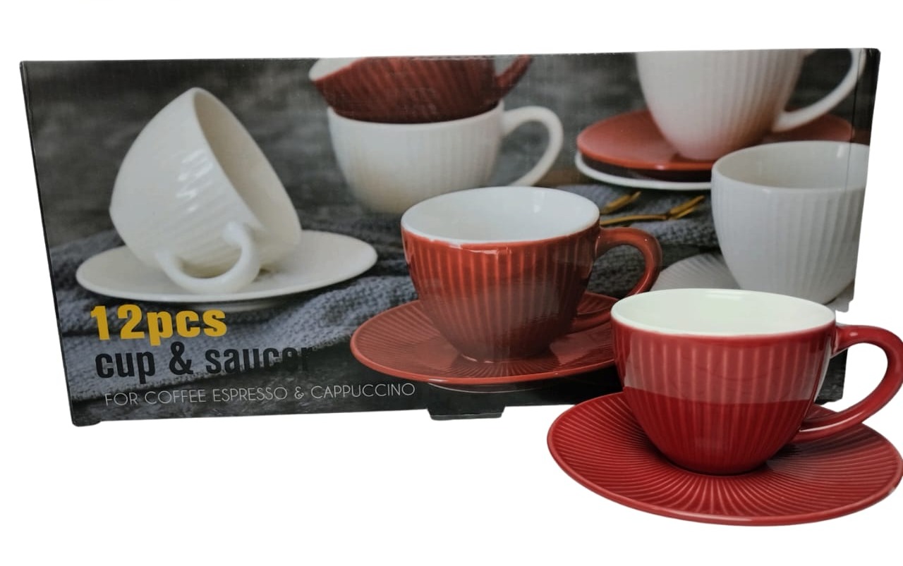 JGO TAZAS PORCELANA EF03 BX8X12 Q.9644