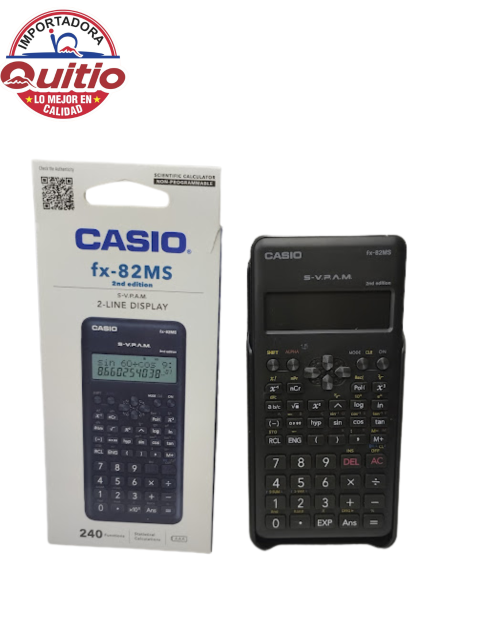 CALCULADORA CASIO FX-82MS BX120 N.9053