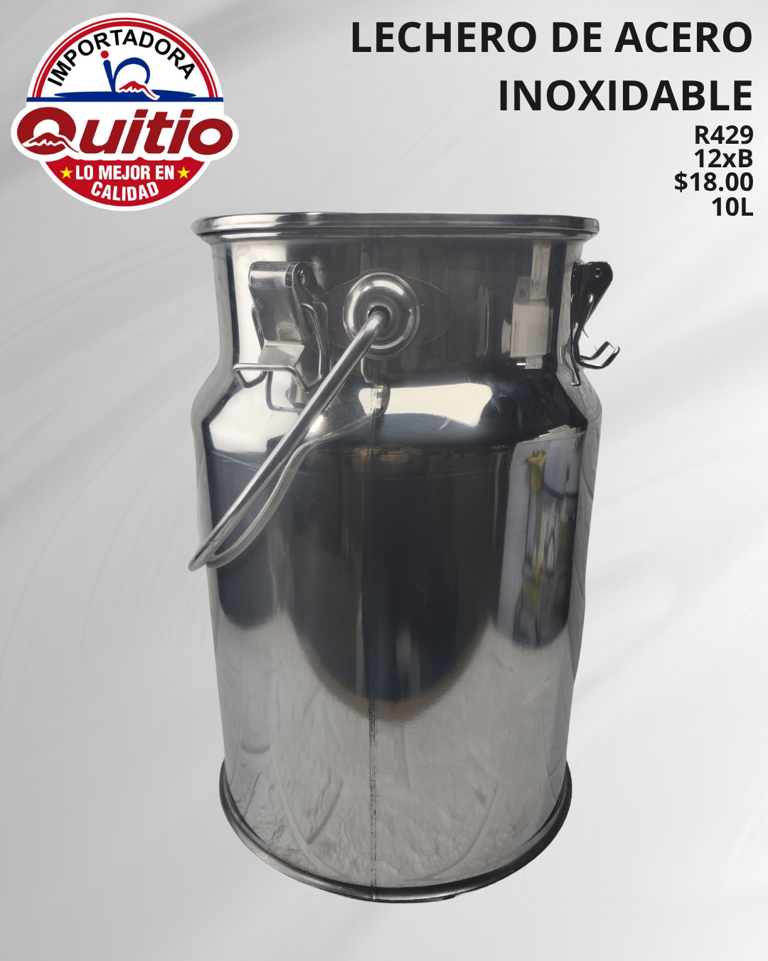 FRASCO SELLADO ACERO INOXIDABLE R429 BX12 Q.94321 2X40