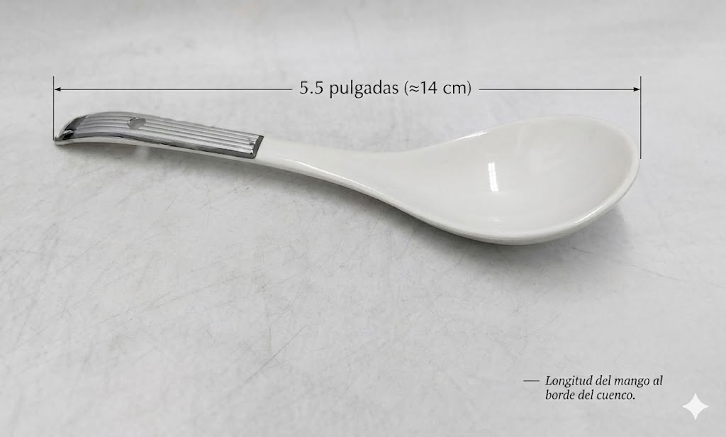 CUCHARA CERAMICA KY-201 BX800 Q.9610