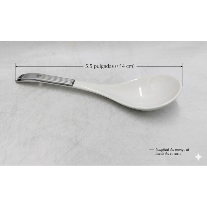 CUCHARA CERAMICA KY-201 BX800 Q.9610