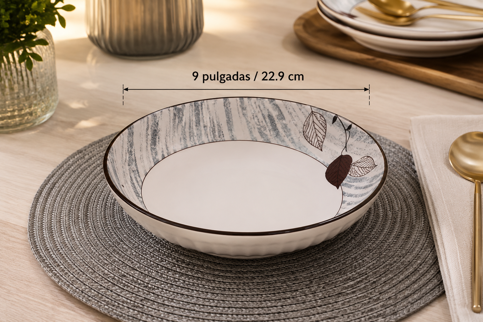 PLATO CERAMICA KY-165 Q.9190 6 UNDS