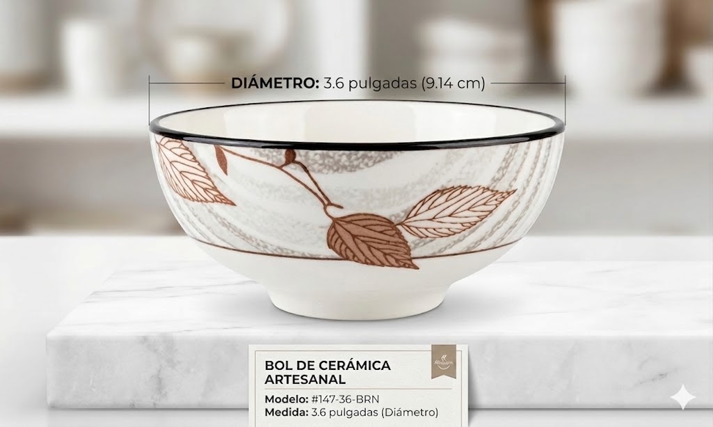 TAZON CERAMICA 6 UNDS KY-147 Q.9591