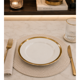 PLATO FILO DORADO POEQ. KY-39 X6 UNID.