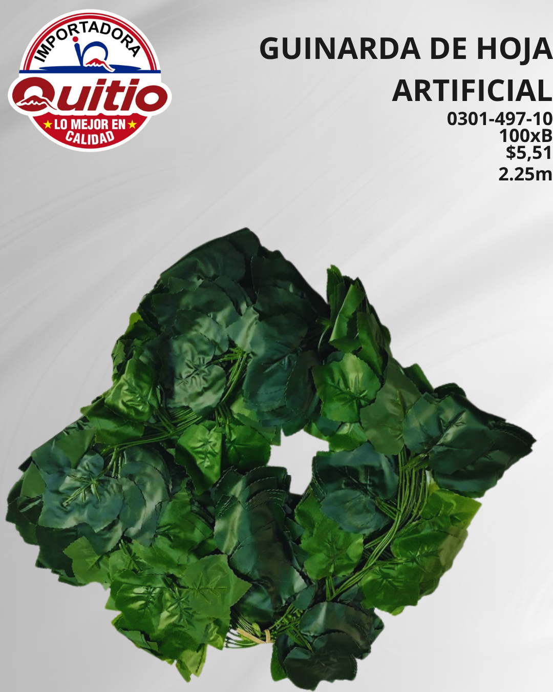 KIT 2 UNDS PAQX12 HOJA ARTIFICIAL 0301-497-10