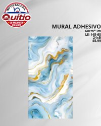 KIT 2 UNDS ADHESIVO MURAL LK-145-60