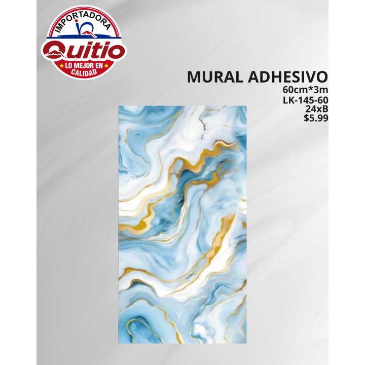 KIT 2 UNDS ADHESIVO MURAL LK-145-60