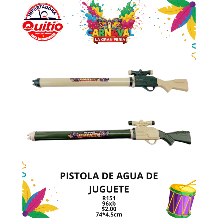 PISTOLA DE AGUA R151 BX96 Q.9541 2X5