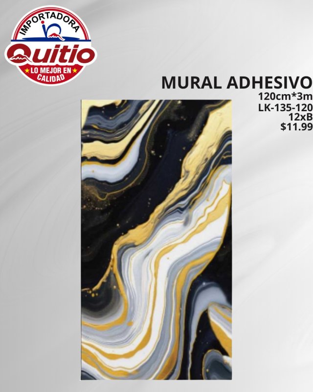 KIT 2 UNDS ADHESIVO MURAL LK-135-120