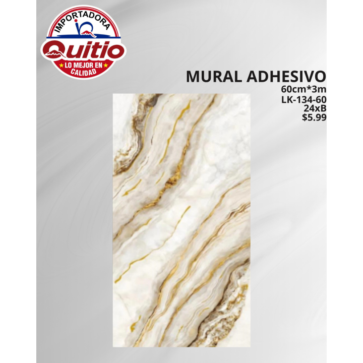 KIT 2 UNDS ADHESIVO MURAL LK-134-60