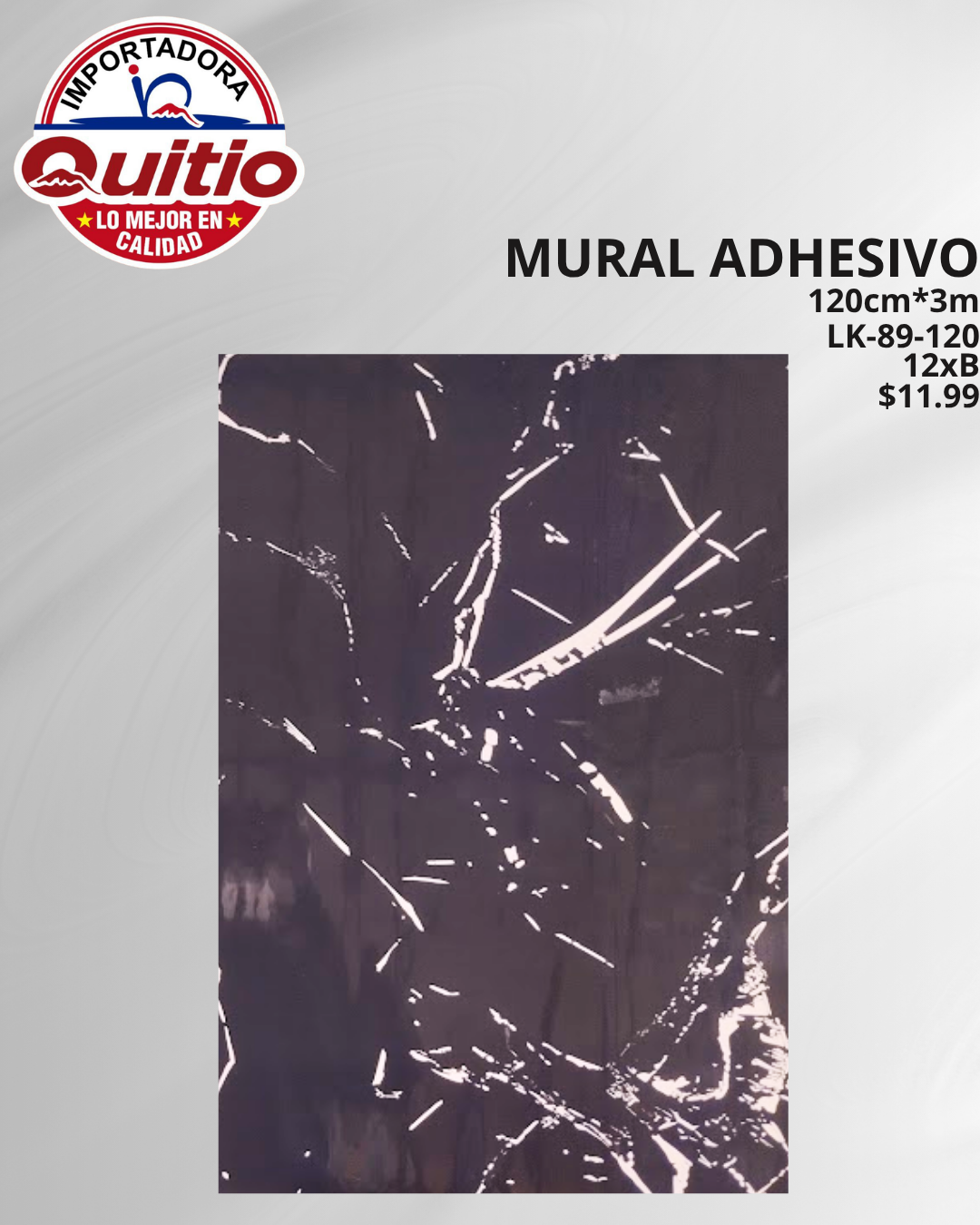 KIT 2 UNDS ADHESIVO MURAL LK-89-120