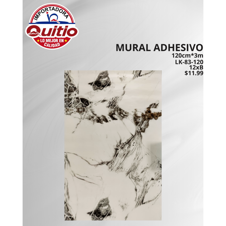 KIT 2 UNDS ADHESIVO MURAL LK-83-120