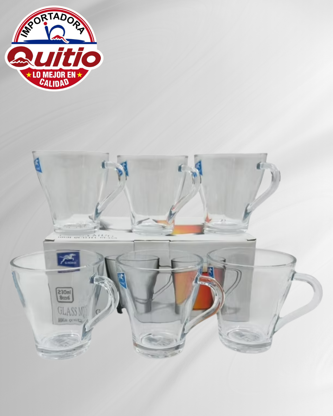 VASO VIDRIO 6 UNDS R358 BX12X6 Q.9412 2X10