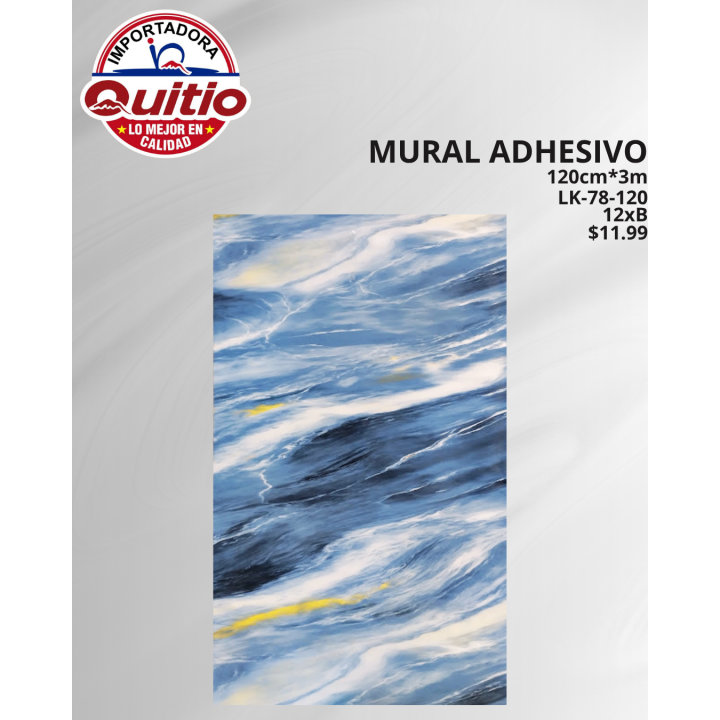 KIT 2 UNDS ADHESIVO MURAL LK-78-120