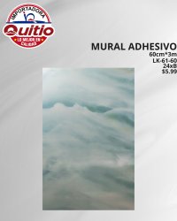 KIT 2 UNDS ADHESIVO MURAL LK-61-60