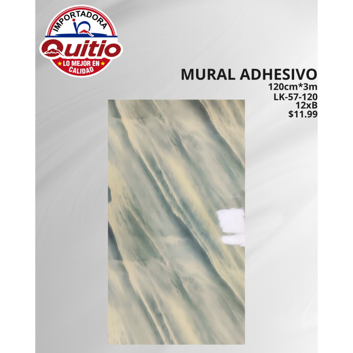 KIT 2 UNDS ADHESIVO MURAL LK-57-120