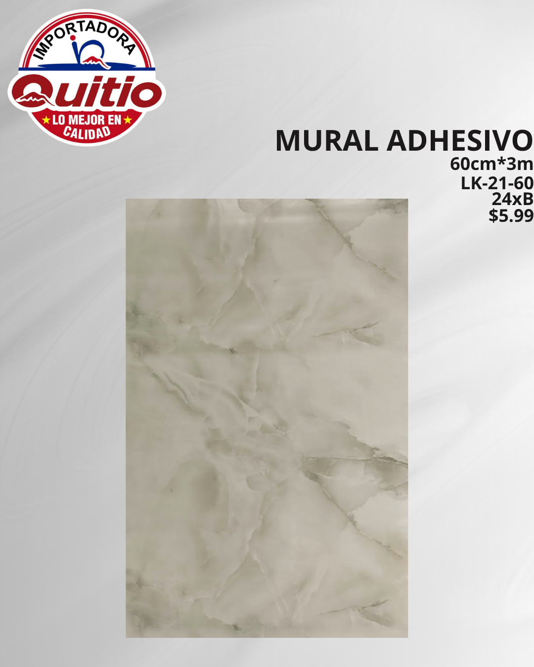 KIT 2 UNDS ADHESIVO MURAL LK-21-60