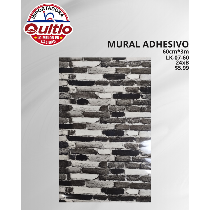 KIT 2 UNDS ADHESIVO MURAL LK-07-60