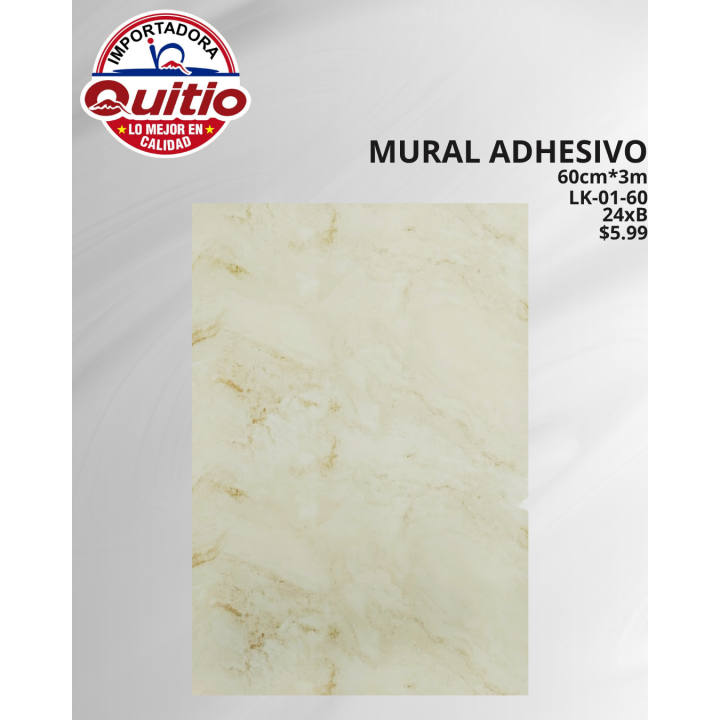 KIT 2 UNDS ADHESIVO MURAL LK-01-60