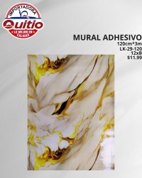 KIT 2 UNDS ADHESIVO MURAL LK-29-120