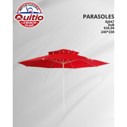 KIT 2 UNDS PARASOL RJ047