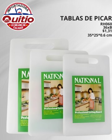 KIT 3 UNDS TABLA PICAR RH060