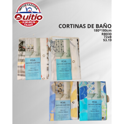 KIT 2 UNDS CORTINA BANO RB030