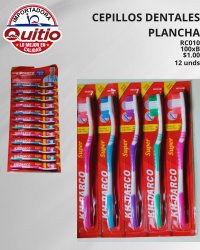 KIT 2 PLANCHA X12 CEPILLO DENTAL RC010