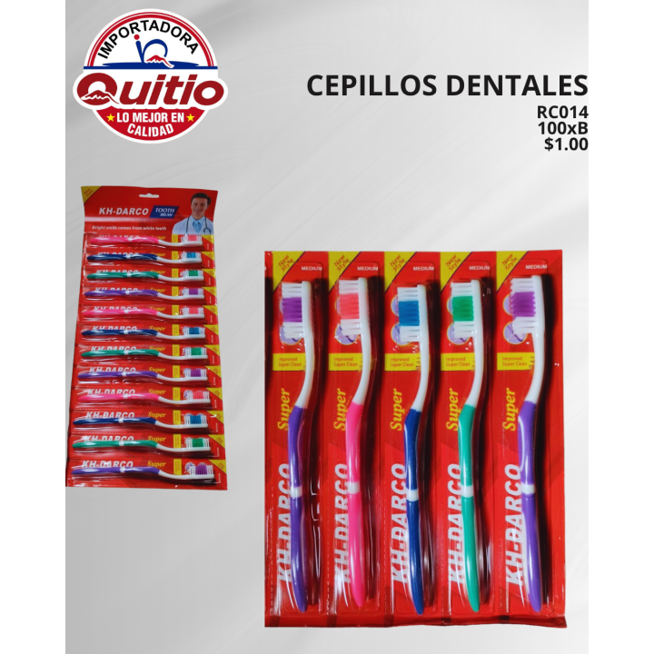 KIT 3 PLANCHAX12 CEPILLO DENTAL RC014