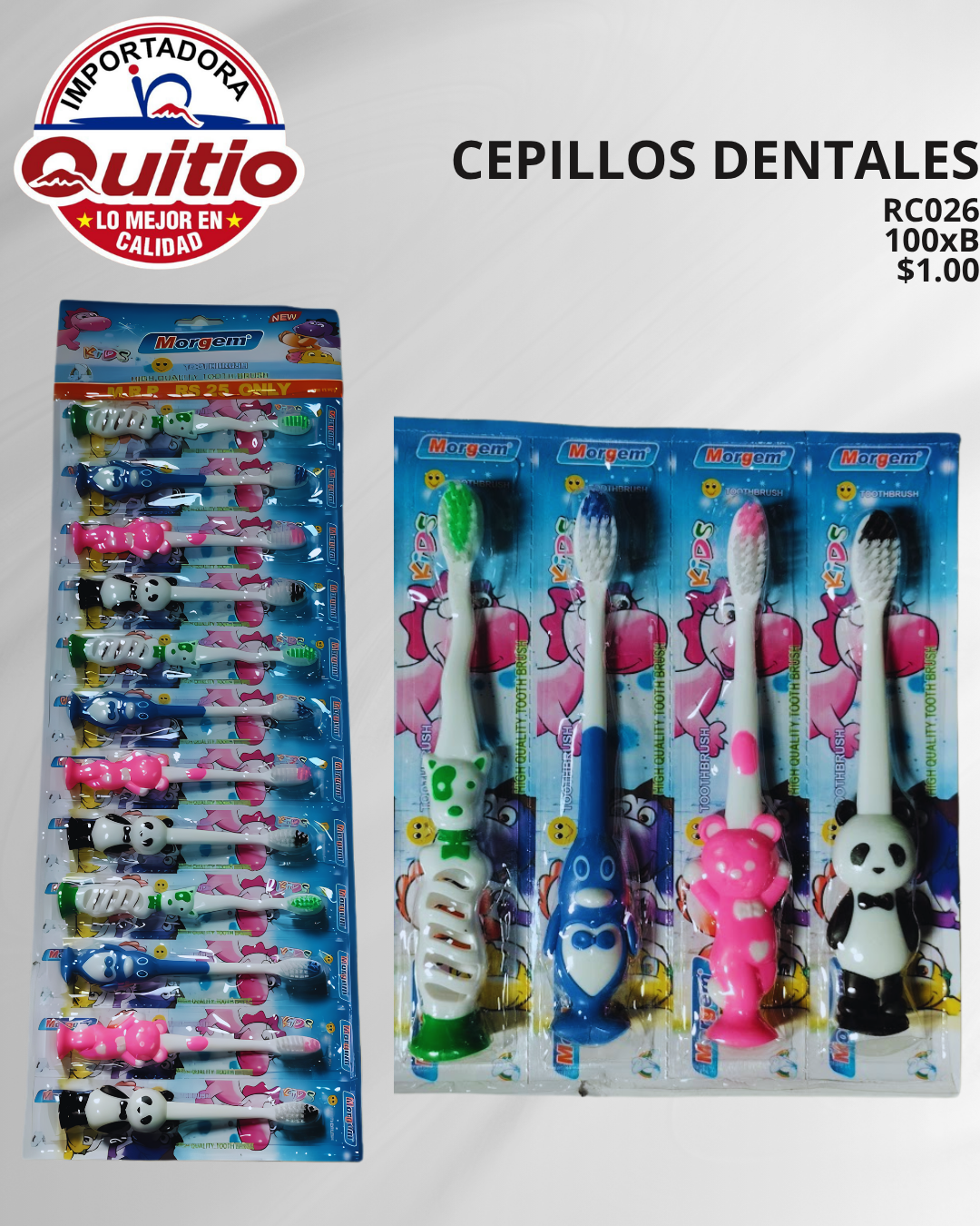 KIT 3 PLANCHA X12 CEPILLO DENTAL RC026