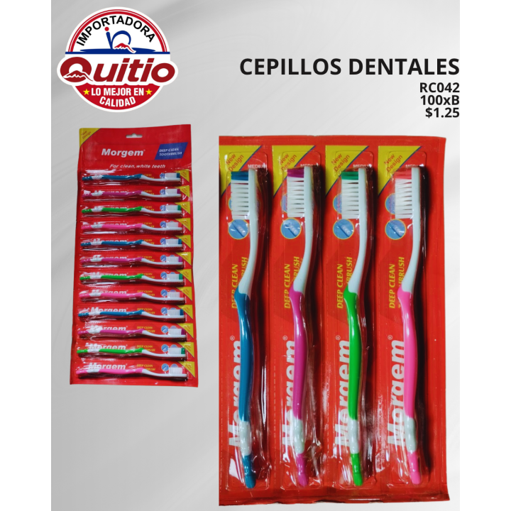 KIT 3 PAQX12 CEPILLO DENTAL RC042