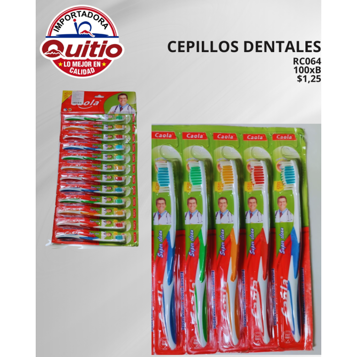 KIT 3 PLANCHA CEPILLO DENTAL X 12 RC064