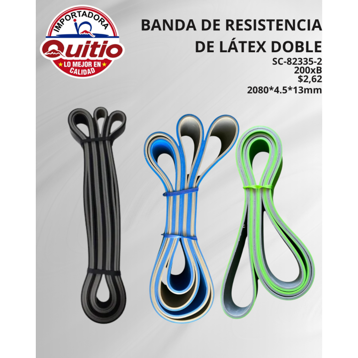 KIT 2 UNDS BANDA RESISTENCIA LATEX SC-82335-2