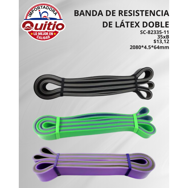KIT 2 UNDS BANDA RESISTEMCIA LATEX SC-82335-11