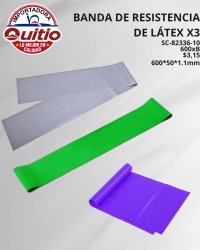 KIT 4 UNDS BANDA RESISTENCIA SC-82336-10
