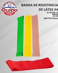 KIT 6 UNDS BANDA RESISTENCIA SC-82336-12
