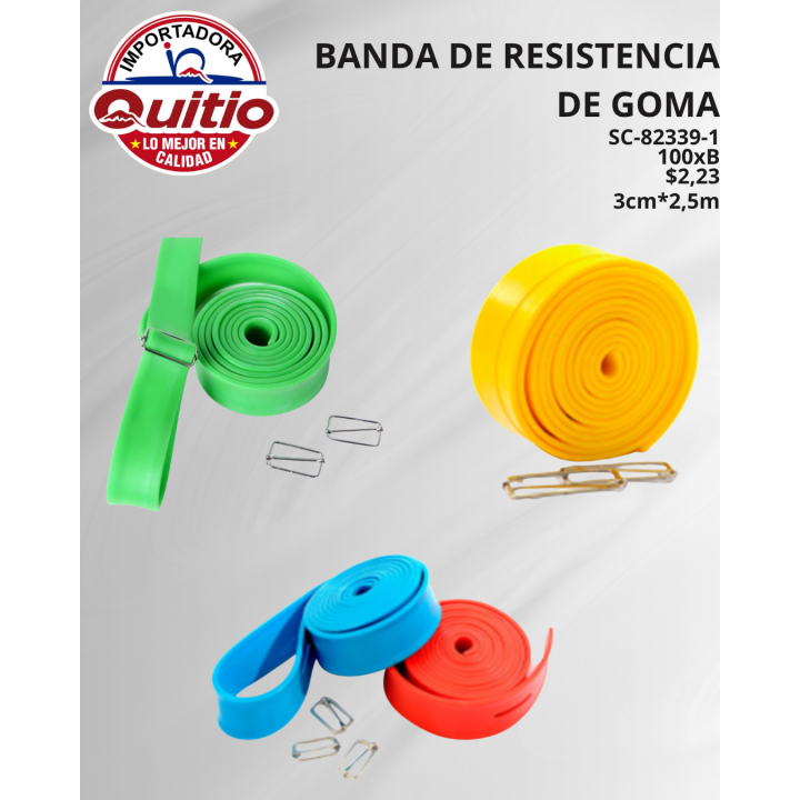 KIT 2 UNDS BANDA DE RESISTENCIA SC-82339-1