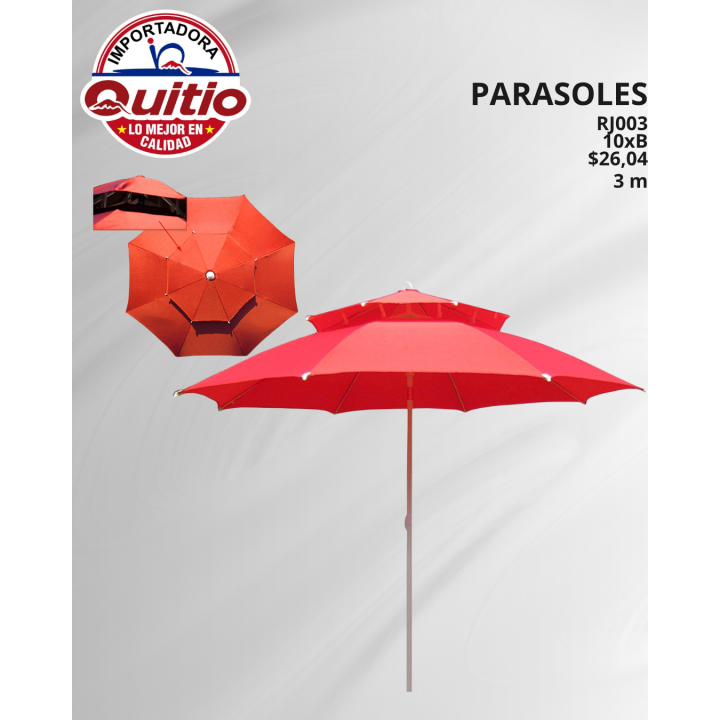 KIT 2 UNDS PARASOL RJ003