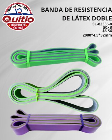 KIT 2 UNDS BANDA RESISTENCIA LATEX SC-82335-8
