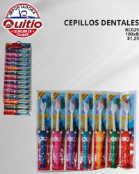 KIT 3 PLANCHA X12 CEPILLO DENTAL RC025