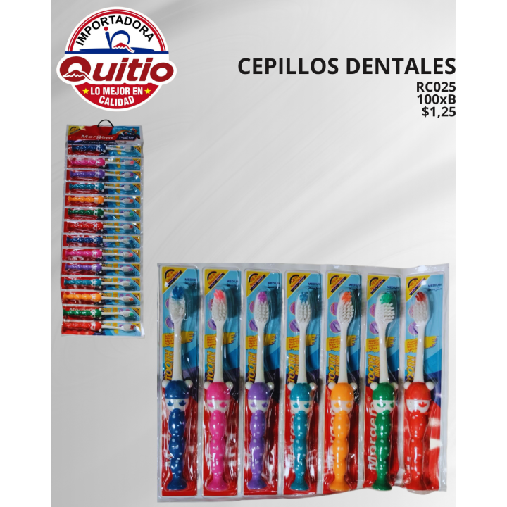 KIT 3 PLANCHA X12 CEPILLO DENTAL RC025